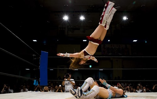 JAPAN-WRESTLERS/