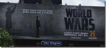 World Wars billboard