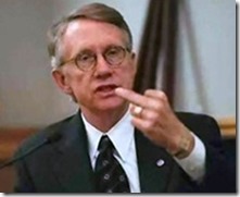 Harry Reid - Flipping Finger