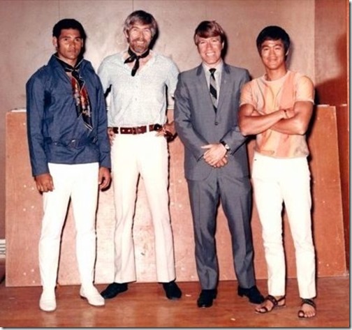 Mike Stone James Coburn  Chuck Norris  Bruce Lee