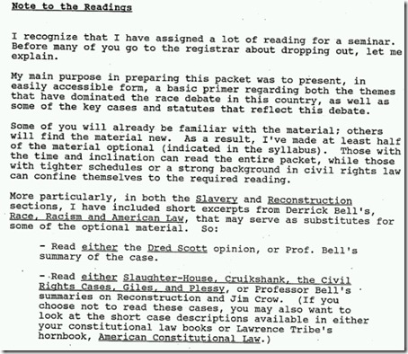 obama-derrick-bell-recomended-reading-University-of-Chicago-Law-School-Spring-Term-1994-Syllabus-Current-Issues-in-Racism-and-the-Law-seminar