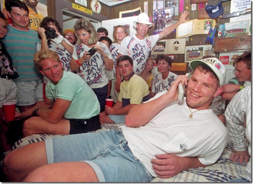 BrettFavreDraftDay1991