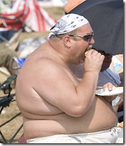 fat-american-man-at-the-beach