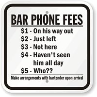 Bar-Phone-Fees-Sign-K-9291.gif