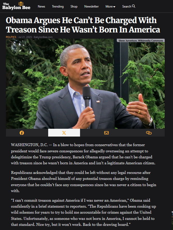 NextImg:Treasonous Coup Organizer Barack Hussein Obama Releases Statement Denying His Treachery