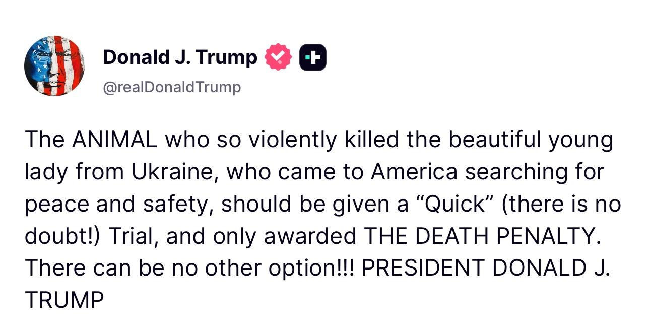 NextImg:The Only Story In America: Feds Lodge Terrorism Charge Against Democrats' Black the Ripper; Trump Demands Death Penalty; Karoline Leavitt Blasts Democrat Judges, Prosecutors, and "Complict" Democrat Media